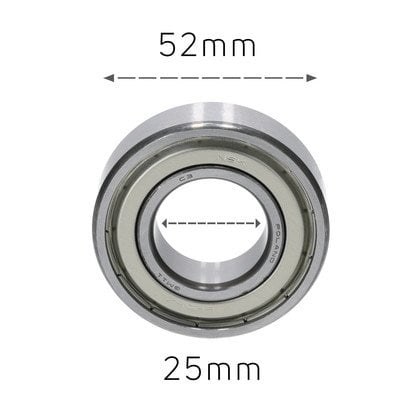 Łożysko 52x25x15 6205ZZC3E** TD8 EA5S6 (1039417)