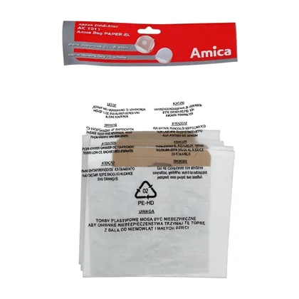 Worki papierowe do odkurzacza Amica 5 szt. + filtr 1099001