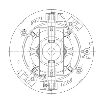 Silnik do odkurzacza Electrolux / AEG 2200 W 2190861019