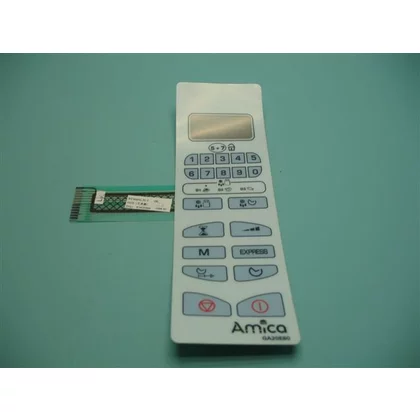Powłoka panelu sterowania do kuchenki mikrofalowej Amica 1006844