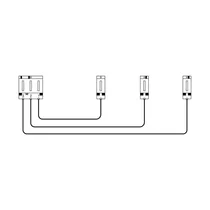 Elementy elektryczne do pralek r Wiązka kabli do pralki Electrolux / AEG 1324403128