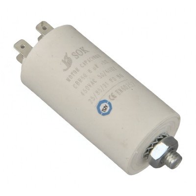 Kondensator do pralki wirnikowej Światowit 8 µF 450 V 18006