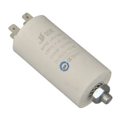 Kondensator do pralki wirnikowej Światowit 8 µF 450 V 18006