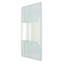 Półki na drzwi różni producenci Czoło szuflady środkowej zamrażarki Amica 173 x 405 mm zielone 8040033