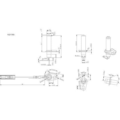 Iskrownik zapalacza 360 mm - BSI WOK 2gen (1021765)