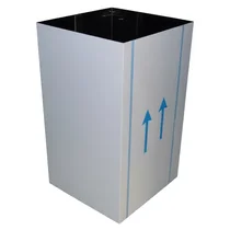 Maskownica dolna do okapu Amica inox no logo 1038412