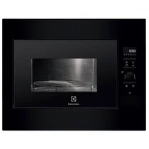 Kuchenka mikrofalowa do zabudowy Electrolux czarna z grillem 26 l EMS 26204OK
