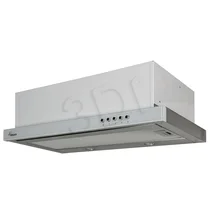 Okap teleskopowy do zabudowy Akpo WK-7 Light Glass 50 inox biały 197 m³/h 500 mm