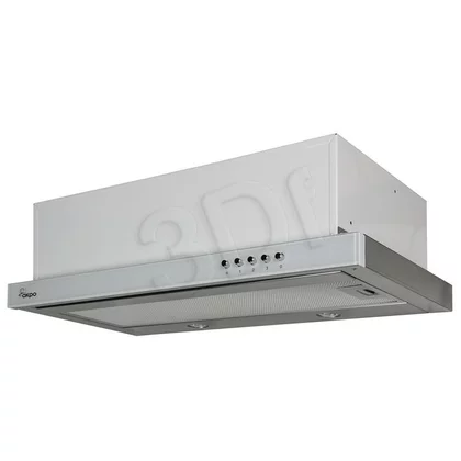 Okap teleskopowy do zabudowy Akpo WK-7 Light Glass 50 inox biały 197 m³/h 500 mm