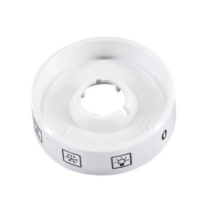 Pierścień pokrętła funkcji do kuchenki Electrolux / AEG biały 5616659149