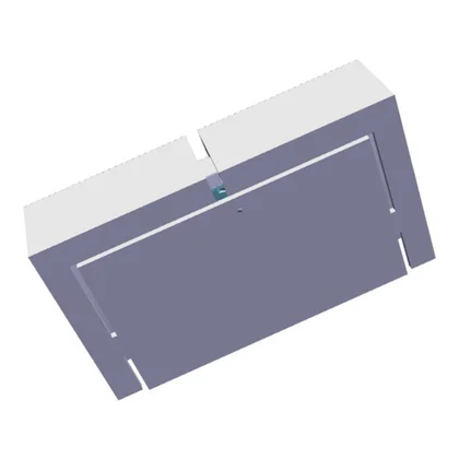 Drzwi zamrażarki z szufladą do chłodziarko-zamrażarki Electrolux / AEG stal nierdzewna 913 x 549 mm