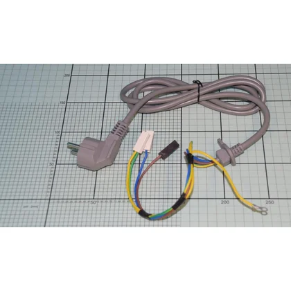 Elementy elektryczne do pralek r Przewód zasilający do pralki i suszarki Amica PL 3x1,5 mm2 1,45 m szary 1017666