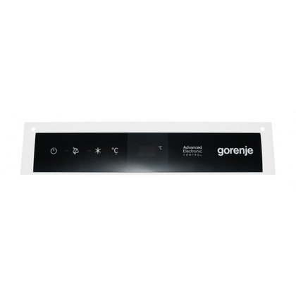 Części zamienne GORENJE Naklejka panelu kontrolnego do lodówki i zamrażarki Gorenje / Hisense 380117