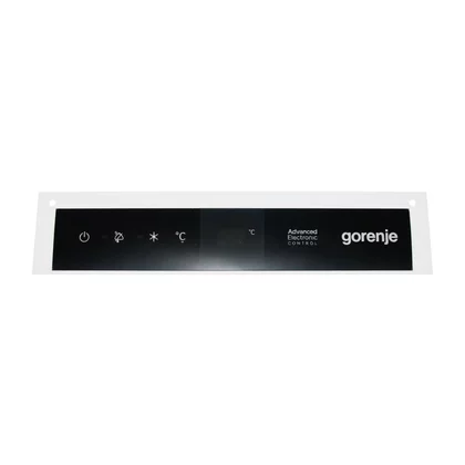 Części zamienne GORENJE Naklejka panelu kontrolnego do lodówki i zamrażarki Gorenje / Hisense 380117