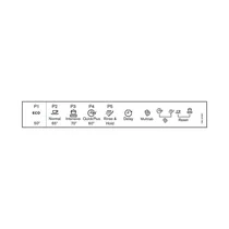 Naklejka z programami do zmywarki Electrolux / AEG 1561579010