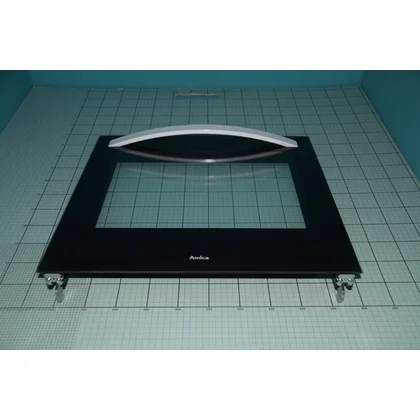 Elementy drzwi/Listwy drzwi do p Zespół drzwi z szybą zewnętrzną do piekarnika Amica 502S p370W 9060376