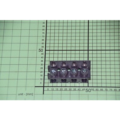 Gniazdo 4 polowe do płyty Amica czarne (8014425)