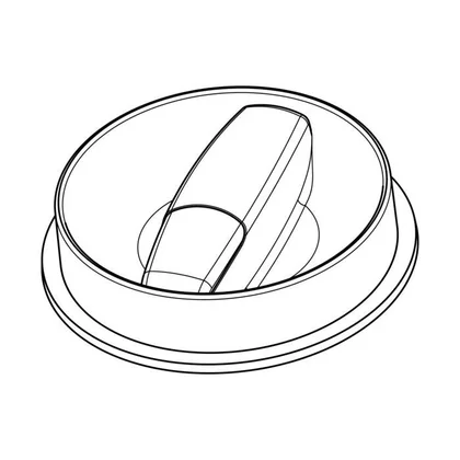 Pokrętło wyboru programów do pralki Electrolux / AEG białe 1323015204