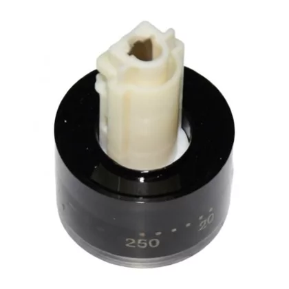 Pokrętło sterujące inox do kuchenki Amica 38A 6000 9075894