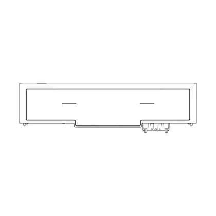 Panel kontrolny inox do zmywarki Electrolux / AEG 140001891047