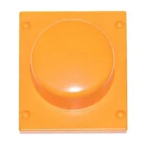 Żółty przycisk panelu sterowania do pralki Amica 8016946