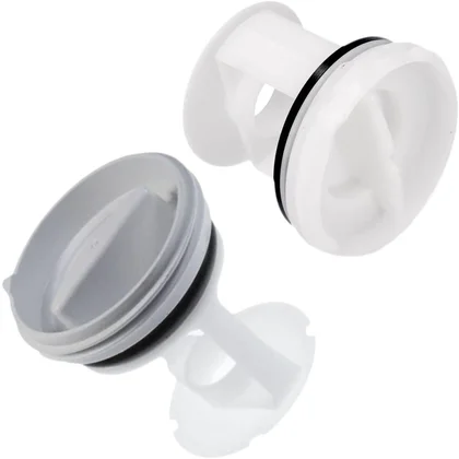 Filtr pompy odpływowej do pralki ładowanej od góry Whirlpool / Indesit / Ariston / Hotpoint 2 wkładki 484000000966 C00470576 481248058403 C00314663