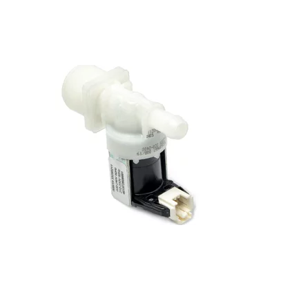 Elektrozawór wody 1-drożny 180° do zmywarki Whirlpool / Indesit / Ariston / Hotpoint 480140102032 C00313183