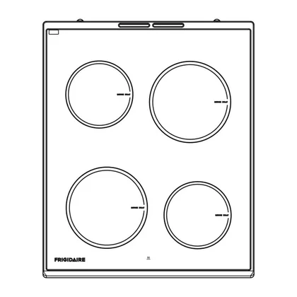 Płyty szklane Płyta ceramiczna z ramką do kuchenki Electrolux / AEG 496 x 600 mm nierdzewna