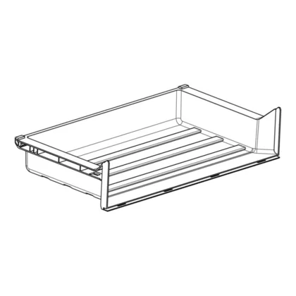 Półki na drzwi różni producenci Szuflada do lodówki i zamrażarki Electrolux / AEG neutralna 7902 450 x 115 mm