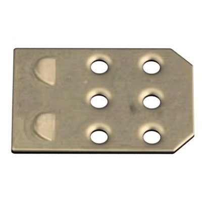 Dolne mocowanie zawiasu drzwi do lodówki Ariston / Indesit / Hotpoint / Whirlpool 30x40 z 6 otworami C00075566 482000027341