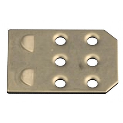 Dolne mocowanie zawiasu drzwi do lodówki Ariston / Indesit / Hotpoint / Whirlpool 30x40 z 6 otworami C00075566 482000027341