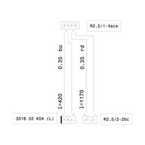 Wiązka kabli do zmywarki Electrolux / AEG 1173948025