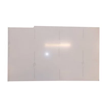 Elementy obudowy Prawa ściana boczna do kuchenki Amica INOX E455. Sr GcE 9037506