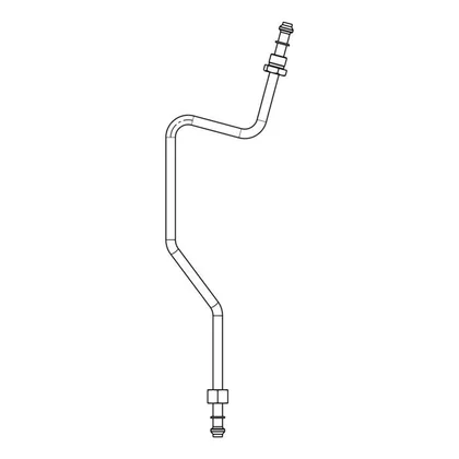 Rurka zaworu gazu do płyty gazowej Electrolux / AEG 3541780023