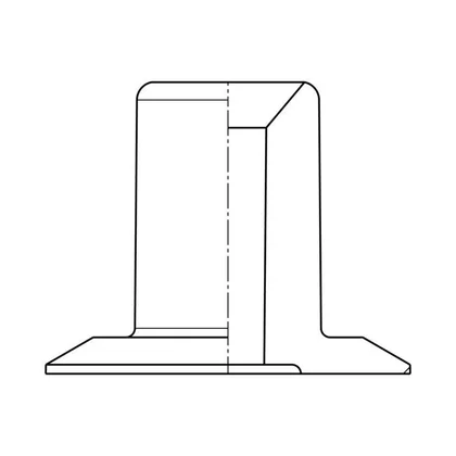 Kołek wewnętrznych drzwi zamrażarki Electrolux / AEG