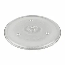 Talerz szklany do mikrofalówki 27 cm z gniazdem koniczynka 49PM012