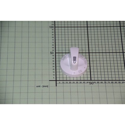 Pokrętło białe termostatu Amica od 50-250 stopni PMG610.00/09.2772.01 (9042603)