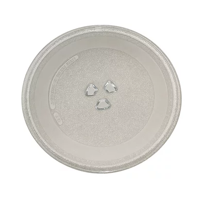 Szklany talerz obrotowy do mikrofali 24,5 cm mocowanie koniczynka RS/176-32