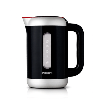 Czajnik elektryczny Philips 1,5 l 2400 W czarno-srebrny HD4686/90