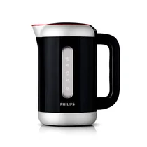 Czajnik elektryczny Philips 1,5 l 2400 W czarno-srebrny HD4686/90
