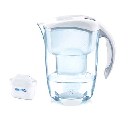 Dzbanek filtrujący do wody BRITA Elemaris Meter XL biały z 1 wkładem MAXTRA