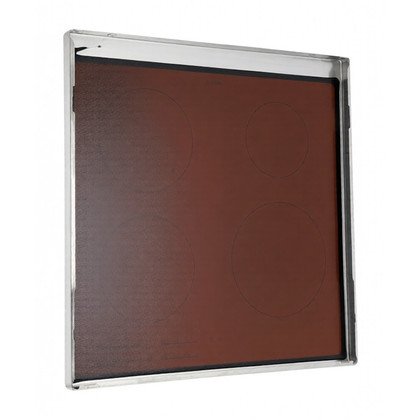 Ceramika z ramką do płyty grzejnej Electrolux / AEG nierdzewna 596 x 600 mm