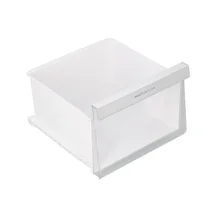Półki na drzwi różni producenci Skrzynia środkowa zamrażarki do chłodziarko-zamrażarki Electrolux / AEG transparentna