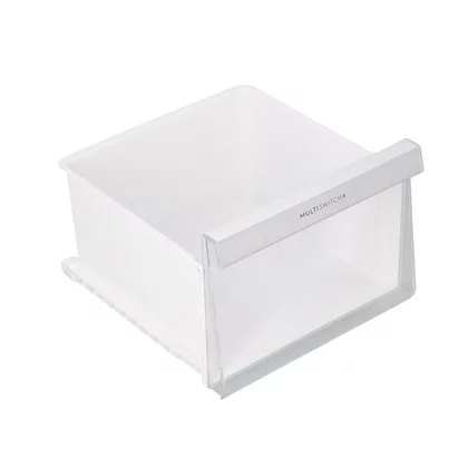 Półki na drzwi różni producenci Skrzynia środkowa zamrażarki do chłodziarko-zamrażarki Electrolux / AEG transparentna