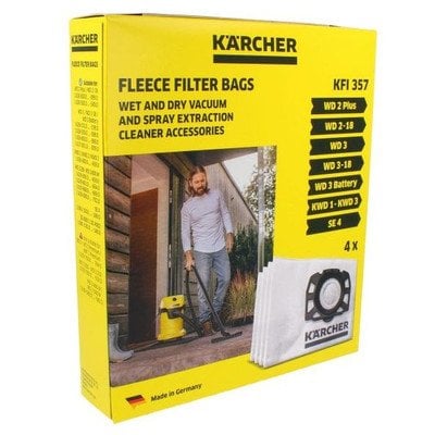 KFI357 Worek do odkurzacza WD 2 PLUS/WD 3/SE 4ST (4 sztuki)