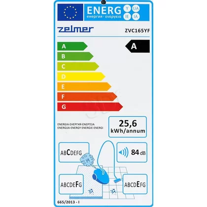 Odkurzacz workowy Zelmer Elf 3 ZVC165 YF 700 W czarno-zielony