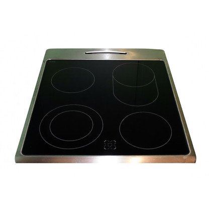Płyta ze szkła ceramicznego z ramą do kuchni elektrycznej Amica czarna 9067418