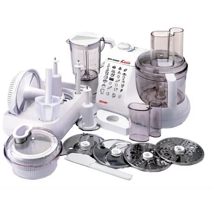 Obudowa górna duża z żółtym nadrukiem do robota kuchennego MPM Kasia MP/D/5029-06