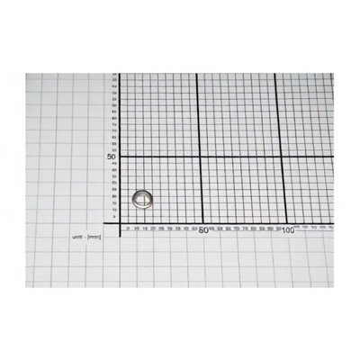 Element maskujący przycisk zegara aluminiowy -inox 8018327