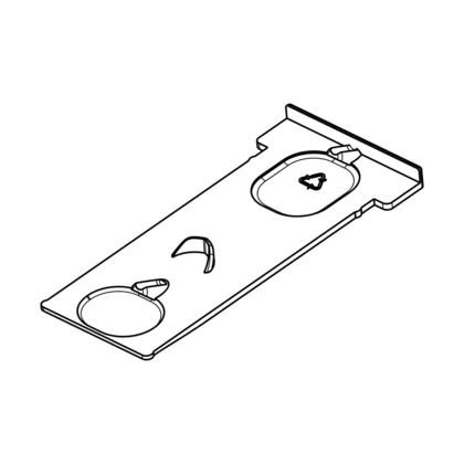 Pokrywa zawiasu do chłodziarki i zamrażarki Electrolux / AEG 8078623017